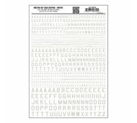 High quality letters or numbers dry transfer sheets Woodland Scenics