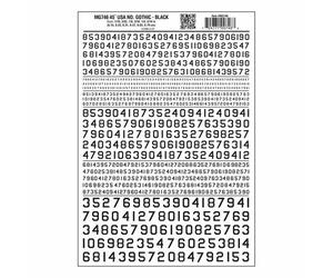 High quality letters or numbers dry transfer sheets Woodland Scenics