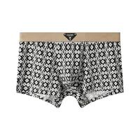 High quality men's underwear with breathable design, large cut for ultimate comfort in everyday life, black, 3XL
