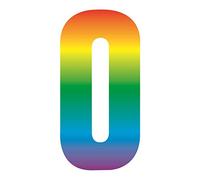 High Quality Modern Trendy Wheelie Bin Self Adhesive Number Stickers For Doors Shops Office Cafe Hotels Dustbin [ Number 0 ]