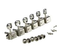 High Quality Nickel Silver Vintage Electric Guitar Tuners Machine Heads Tuning Keys Pegs 6-in-line 6R for FD ST TL Style Guitar Made In Korea