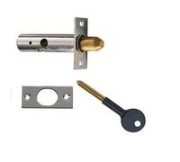 High Quality Polished Chrome Oval Thumb Turn with Security Rack Bolt