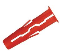 High-Quality Rawlplug Red Uno Plugs 6 X 28mm - Pack Of 1000 For All Wall Types