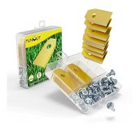 High-Quality Replacement Blades for Robotic Lawnmower - Pack of 36 Titanium Lawnmower Blades with Screws - for Husqvarn® Automower®/Yardforce/Gardena Robotic Lawnmower (3 g - 0.75 mm) - Automower