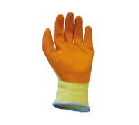 High-Quality Scan Knitshell Latex Palm Gloves - Medium Size 8 For Optimal Hand Protection