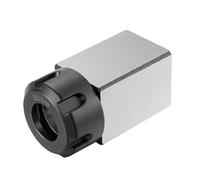 High quality Square ER25 ER32 ER40 Block Hard Steel Hex ER Collet Chuck Seat For CNC Lathe Engraving Cutting Machine Tool holder (Square-ER32)