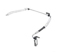 High-quality steering hose assembly for Land Rover LR2 2008-2012, metal design in silver, direct replacement OE LR014409, dimensionally stable and durable, quick installation for safe driving