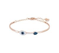 High Quality Symbolic Bangle Evil Eye, Blue, Mixed Metal Finish, Fashionable And Beautiful, Precision And Extraordinary Brilliance.