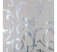 High Quality Victorian Damask Non-woven Texture Wallpaper Material Silver Gray