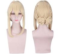 High Quality Violet Evergarden Cosplay Wig Evergarden Cosplay Wig Yellow Resistance Costume Party Wigs For Women Claudia Hodgins Dm-282
