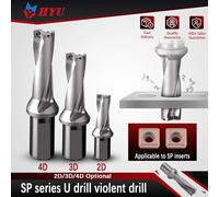 High Quality WC SP Drill Bits U Drill C20 C25 C32 SP Series Drill Bits 2D 3D 4D