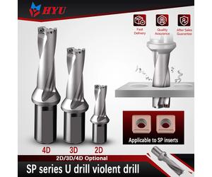 High Quality WC SP Drill Bits U Drill C20 C25 C32 SP Series Drill Bits 2D 3D 4D