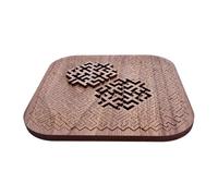 High-quality wooden puzzle for adults, difficult expert level, impossible wooden puzzles, unique, challenging wooden board game, interesting and challenging game for children and adults