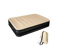 (High Raised Double Airbed) Inflatable High Raised Double Air Bed Mattress Builtin Electric Pump 3 Size Beds
