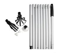 High Reach Light Bulb Changer Pole Kit - Telescoping Extension Pole with Suction Cups and - for Changing Recessed Lights and Floodlights - Essential Household Accessory