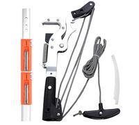 High-Reach Pruning Saw, Extendable Aluminium Alloy Pole Saw, Lightweight Can Cut Diameters Up to 40mm, for Fruit Picking, Branch Pruning, Garden Maintenance 500cm/196.9in