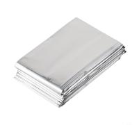 High Reflective Polyester Film for Greenhouse Plant Growth, Silver Mylar Sheet 130x210cm, Thermal Blanket for Camping Survival and Photogr(160CM X 210CM)