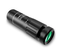 High Resolution 12x Monocular With Sight Reticle Systems Thin Easy Carry Construction Optical Instrument For Activity Pocket Sized Rangefinders With Green Film Coating
