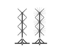 High Resolution 3D Hologram Fan 3x50cm LED Holographic Display Outdoor Advertising Splicing Projector For Business Store Signs, Bar Wide Viewing Angle