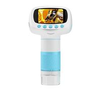 High Resolution Digital Microscope Toy for Kids 2Inch Display Handheld Educational Science Exploration Learning Tool Digital Educational Toy for Safe and Handheld High Clear Screen Science Learning