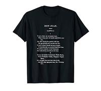 HIGH RESOLUTION Don Juan Lord Byron First Page Canto T-Shirt T-Shirt