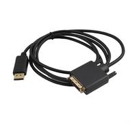 High Resolution DVI Cable 1.8m Supports 4K 1080P High Resolution | Bi-directional design, connects to DVI or for vice versa, supports 1080P and 4K resolutions, gold-plated connectors