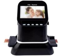 High Resolution Film and Slide Scanner with LCD Screen, Converts 35mm, 135, 126, 127 Negatives and Slides to Digital JPEG for Easy Photo Conversion