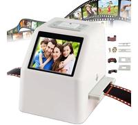 High Resolution Film Slide Scanner, 22MP Digital Converter with 2.4" TFT Screen, Convert Color & B&W Negatives & Slides to JPEG Photos