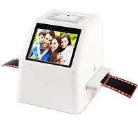 High Resolution Film & Slide Scanner with 3.5”LCD Screen, All-in-1 22MP, 1080P LCD Screen, Digital Film Converter, Converts 35mm, 126, 110, Super 8 Films, Slides, Negatives to JPEG