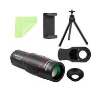 High Resolution Monocular Telescope for Adults | Lightweight Monocular Telescope with Smartphone Adapter | Smartphone Adapter Tripod Lightweight Monocular for Concerts Hunting Travel