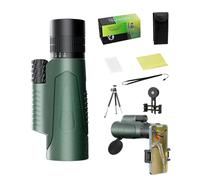 High Resolution Telescope - Portable Astronomical High Performance Refractor, High Performance Telescope for Adults, 50 mm Waterproof and Anti-Fog Mobile Live Broadcast Monocular Telescope