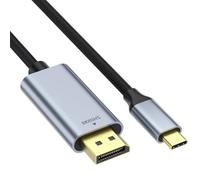 High Resolution USB Type C Male To DP1.4 1.4 Male Converter Cord Adapter Wire Line For Computer Display Graphics Card Fast Speed Data Transmission