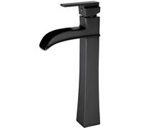 High Rise Bathroom Basin Mixer Tap,Waterfall Sink Tap for Counter-top Basin