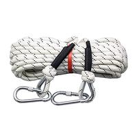 High-Rise Emergency Descent Rope 12mm - Durable Steel Wire Core Nylon Rope for Camping Binding & Rescue - 10M Length Essential Survival Gear for Outdoors