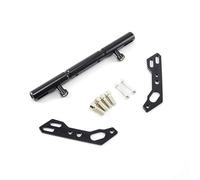 High Rise Handle Bars Motorcycle Mirror Seat Multifunctional Extension Bar Balance Cross Steering Wheel Bike Handlebar Balance Handlebar Cross Bar(Black)