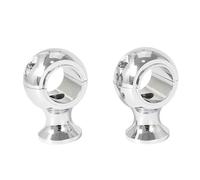 High Rise Handlebars Fit For Honda For Yamaha Shadow Dyna Chopper Bobber Universal Motorcycle Handlebar Risers Clamp Mount 25mm 22mm(Chrome 22mm)