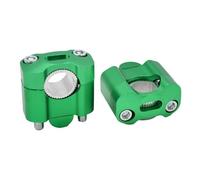 High Rise Handlebars Motorcycle 22mm 28mm 7/8" Handlebar Riser Fit For Motocross For ATV Dirt For Yamaha For Kawasaki Suzuki Etc(Green)