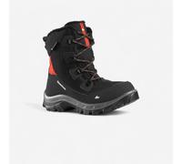 High-rise Hiking Boots With Laces - UK Sizes 12-5.5 - MH500 Jr - Black