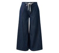 High Rise Regular Fit Extra Wide Leg Jeans 100% Cotton Women's s.Oliver Bleu 34