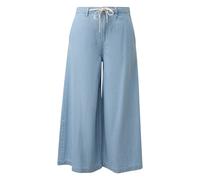 High Rise Regular Fit Extra Wide Leg Jeans 100% Cotton Women's s.Oliver Bleu 38