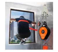 High Rise Safety Descent Rope System, Fire Escape Device for Buildings up to 33 Floors, Emergency Escape Rope for High-Rise Safety