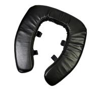 High Rise Toilet Seat - Thickened Soft Cushion for Seniors | 15.75x14.96in, Non-Slip Pad for Elderly Safety, Extra Height Booster Bathroom Apartment, Comfortable Support Pregnant Women