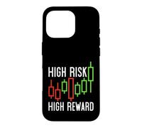 High Risk High Reward - Day Trading & Scalping Chart Traders Case for iPhone 16 Pro