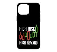 High Risk High Reward - Day Trading & Scalping Chart Traders Case for iPhone 16 Pro Max