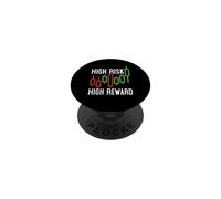 High Risk High Reward - Day Trading & Scalping Chart Traders PopSockets Adhesive PopGrip