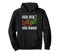 High Risk High Reward - Day Trading & Scalping Chart Traders Pullover Hoodie