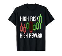 High Risk High Reward - Day Trading & Scalping Chart Traders T-Shirt