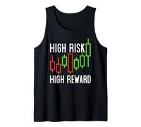 High Risk High Reward - Day Trading & Scalping Chart Traders Tank Top
