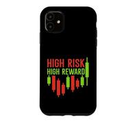 High Risk High Reward - Trading Motivation Chart Trader Case for iPhone 11