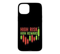 High Risk High Reward - Trading Motivation Chart Trader Case for iPhone 15 Plus